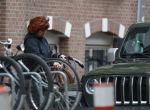 Amsterdam 28 januari 2026
Yvonne Brandsteder  bij haar electrische jeep