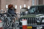 Amsterdam 28 januari 2026
Yvonne Brandsteder  bij haar electrische jeep