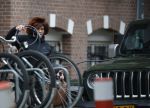 Amsterdam 28 januari 2026
Yvonne Brandsteder  bij haar electrische jeep