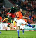 Zaterdag, 27 Mei 2006 Vriendschappelijke interland op weg naar het WK 2006 Nederland-Kameroen, eindstand 1-0
Andre Ooijer
© Foto Jeffrey Derksen
