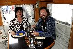 Rotterdam 28 april 2006
Nacht van Oranje in Ahoy.
Arie Ribbens gaat naar zijn optredens in een camper