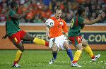 Zaterdag, 27 Mei 2006 Vriendschappelijke interland op weg naar het WK 2006 Nederland-Kameroen, eindstand 1-0
Arjen Robben
© Edwin van Zandvoort