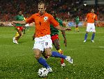 Zaterdag, 27 Mei 2006 Vriendschappelijke interland op weg naar het WK 2006 Nederland-Kameroen, eindstand 1-0
Arjen Robben
© Edwin van Zandvoort