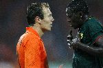 Zaterdag, 27 Mei 2006 Vriendschappelijke interland op weg naar het WK 2006 Nederland-Kameroen, eindstand 1-0
Arjen Robben
© Edwin van Zandvoort