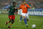Zaterdag, 27 Mei 2006 Vriendschappelijke interland op weg naar het WK 2006 Nederland-Kameroen, eindstand 1-0
Arjen Robben
© Edwin van Zandvoort
