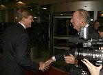 Amsterdam 9 april 2006
Premiere Black Pinocchio in de RAI.
Prins Willem Alexander met Ary Haspels ( Gynecoloog Koningin Beatrix)