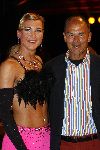 Hilversum 7 mei 2006
Dancing with the stars.
Barbara de Loor met Ab Krook en navel piercing