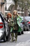 Amsterdam 15 april 2006
Candy Dulfer en haar moeder doen boodchappen op de cornelis schuytstraat