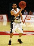Den Bosch, 18 Mei 2006
Play Offs Basketbal Ned, Kampioenschap tussen Eifel Towers Den Bosch- MPC Capitols, eindstand 86-82 in The best of Seven De stand na 3 wedstrijden 2-1 in het voordeel van Den Bosch Chris McGuthrie
© foto Edwin van Zandvoort