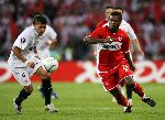 Eindhoven, 10 Mei 2006 Finale UEFA Cup Seizoen 2005/2006 tussen Middlesbrough FC-FC Sevilla, eindstand 0-4
Daniel Alves in duel met Aitor Ocio
© Edwin van Zandvoort