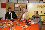 Amsterdam 11 mei 2006
Presentatie DVD Henk Spaan in Olympisch stadion.
Erik v Muiswinkel en Diederik v Vleuten.