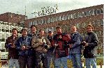 Hilversum, 29 Maart 1997
Ziekenhuis Hilversum v.l.n.r. Edwin Bredius, Bob Huitink, Edwin Jansen,Robert Hoetink,Peter Scholter. Ab Blauw,.... en Edwin Smulders