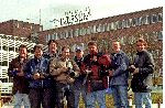 Hilversum, 29 Maart 1997
Ziekenhuis Hilversum v.l.n.r. Edwin Bredius, Bob Huitink, Edwin Jansen,Robert Hoetink,Peter Scholter. Ab Blauw,.... en Edwin Smulders