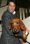 Amsterdam 13 april 2006
Persconferentie Edwin de Roy v Zuydewijn na rechtzaak in hotel Meridien met hond.