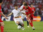 Eindhoven, 10 Mei 2006 Finale UEFA Cup Seizoen 2005/2006 tussen Middlesbrough FC-FC Sevilla, eindstand 0-4
Fabio Rochemback in duel met Enzo Maresca
© Edwin van Zandvoort