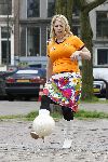 Amsterdam 23 april 2006
Voetballen voor SOS kinderdorpen in Amsterdam.
Fiona Heering