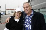 Amsterdam 20 april 2006
Presentatie cd  Raffaela op de supperclub boot.
Frank Wisse met zoon Bob