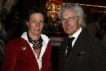 Amsterdam 11 april 2006
Joop Braakhekke viert zijn 65 verjaardag in le Garage
Harry Mulisch met zijn vrouw