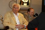 Amsterdam 11 mei 2006
Presentatie DVD Henk Spaan in Olympisch stadion.
Erik v Muiswinkel en Diederik v Vleuten.