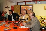 Amsterdam 11 mei 2006
Presentatie DVD Henk Spaan in Olympisch stadion.
Erik v Muiswinkel en Diederik v Vleuten.