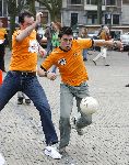Amsterdam 23 april 2006
Voetballen voor SOS kinderdorpen in Amsterdam.
Jan Smit