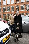 Amsterdam 11 april 2006
Joop Braakhekke viert zijn 65 verjaardag in le Garage
Joop met moeder en hond