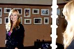 Aalsmeer 28 april 2006
Linda de Mol bij opnames miljoennenjacht van de postcodeloterij.