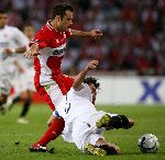 Eindhoven, 10 Mei 2006 Finale UEFA Cup Seizoen 2005/2006 tussen Middlesbrough FC-FC Sevilla, eindstand 0-4
Mark Viduka
© Edwin van Zandvoort