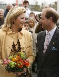 Heesch 19 april 2006
Prinses Maxima en Prins Edward bij uitreiking onderscheidingen aan studenten.