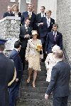 Amsterdam 26 april 2006
Maxima Prins Willem Alexander en de groothertog Hendrik van Luxemburg met zijn vrouw Groothertogin Maria Theresa bezoeken het v Gogh museum.