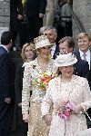 Amsterdam 26 april 2006
Maxima Prins Willem Alexander en de groothertog Hendrik van Luxemburg met zijn vrouw Groothertogin Maria Theresa bezoeken het v Gogh museum.