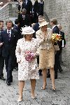 Amsterdam 26 april 2006
Maxima Prins Willem Alexander en de groothertog Hendrik van Luxemburg met zijn vrouw Groothertogin Maria Theresa bezoeken het v Gogh museum.