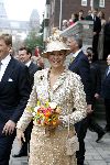 Amsterdam 26 april 2006
Maxima Prins Willem Alexander en de groothertog van Luxemburg met zijn vrouw bezoeken het v Gogh museum.