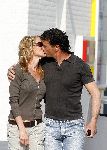 Amersfoort 12 mei 2006
Milika Peterzon samen met haar nieuwe vriend Jurgen Smit kussend