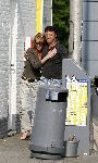 Amersfoort 12 mei 2006
Milika Peterzon samen met haar nieuwe vriend Jurgen Smit kussend