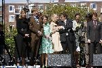 Almere 29 april 2006
Koninginnedag 2006 in Almere en Zeewolde.
 Prins Constantijn en Prinses laurentien Maxima Prins Willem Alexander Prinses Annette Prinses mabel Prins Friso Prinses marilene Prins Maurits Koningin Beatrix Prinses Margriet Pieter v Vollenhoven Prins Floris Prinses Aimee en Prien Pieter Christiaan