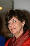 Weert, 13 Mei 2006 Verkiezing nieuwe leider VVD voor 2006
Rita Verdonk tijdens een debat voor de verkiezing van een nieuwe partijleider VVD