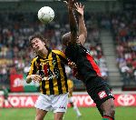 Nijmegen, 3 Mei 2006 Wedstrijd in de Play offs 2e wedstrijd NEC-Vitesse, eindstand 1-1 Seizoen 2005/2006
Romano denneboom
© foto Edwin van Zandvoort