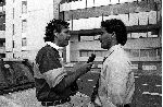 Eindhoven, 24 April 1993 Romario wordt geintervieuwd door Pedro Salazar die toen werkte voor de wereldomroep en later in dienst is getreden als perschef bij PSV