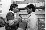 Eindhoven, 24 April 1993 Romario wordt geintervieuwd door Pedro Salazar die toen werkte voor de wereldomroep en later in dienst is getreden als perschef bij PSV
