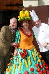 Kaatsheuvel, 26 Maart 2006 
De Efteling groot feest met 15000 gasten georganiseerd door Princess  Cas Spijkers en Ronnie Tober bij het fruitmeisje.