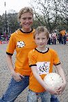 Amsterdam 23 april 2006
Voetballen voor SOS kinderdorpen in Amsterdam.
 Sophie Hilbrands