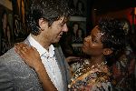 Hoofddorp  9 maart 2006
Premiere Succes in schouwburg Hoofddorp.
Rick Engelkes met Sylvana Simons