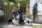 Bosch en Duin 11 april 2007
Belinda Meuldijk en haar verloofde Thierry Duval met hun honden.