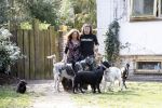 Bosch en Duin 11 april 2007
Belinda Meuldijk en haar verloofde Thierry Duval met hun honden.