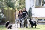 Bosch en Duin 11 april 2007
Belinda Meuldijk en haar verloofde Thierry Duval met hun honden.