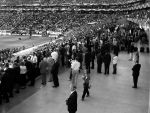 Frankfurt, 21 Juni 2006 WK 2006  WK Voetbal 2006
Nederland-Argentinie, eindstand 0-0
Veel bobo's voor aanvang van de wedstrijd