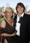 Scheveningen 15 april 2007
Premiere Tarzan in het circus theater. 
Caroline Tensen met vriend Peter Gallas