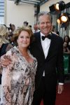 Scheveningen 15 april 2007
Premiere Tarzan in het circus theater.  
Catherine Keyl met vriend Maurits