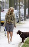 Amsterdam 10 april 2007
Ellemieke Vermolen met haar hond Bo aa het wandelen.
